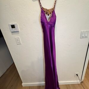 Elegant Purple Evening Gown